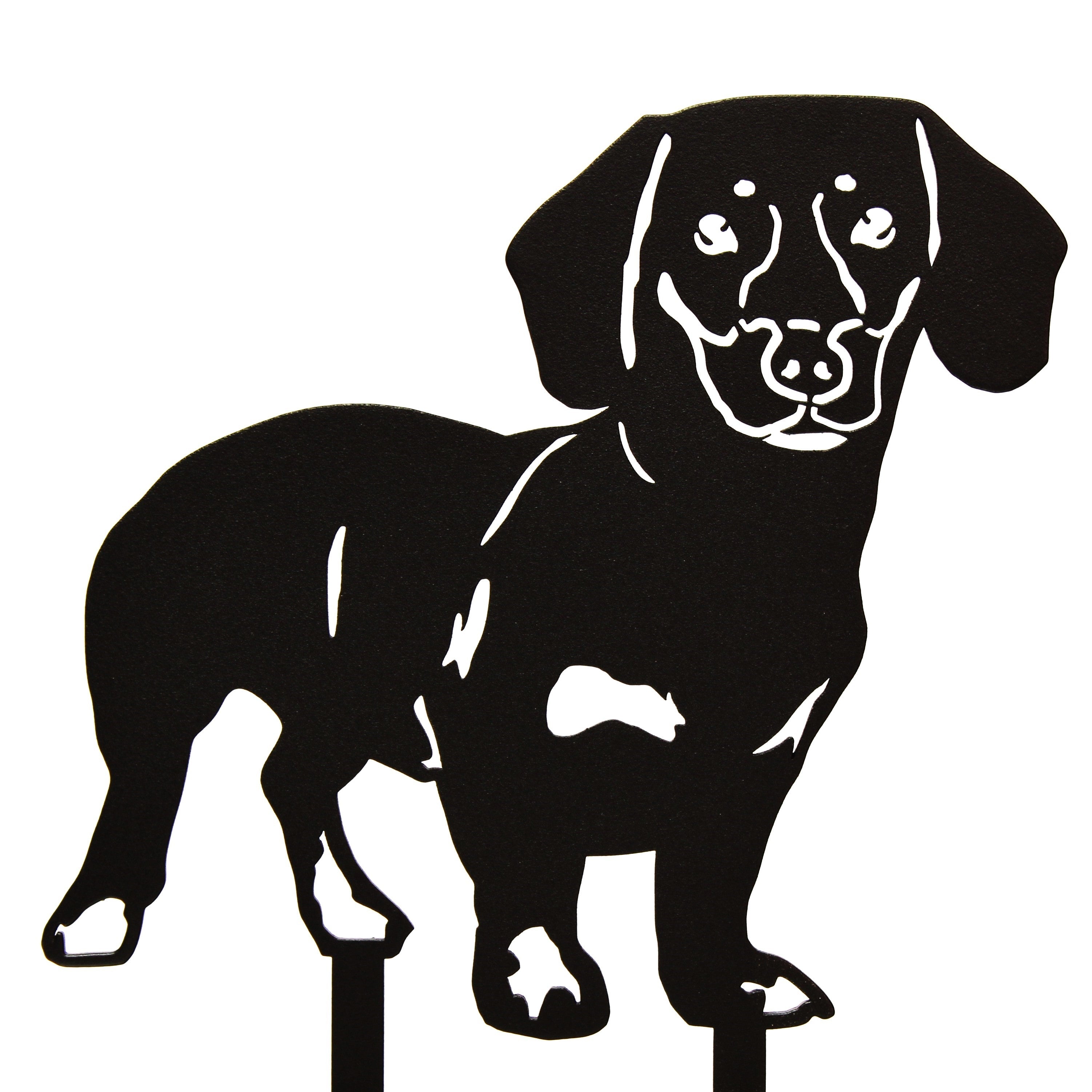 Metal Shorthaired Dachshund Silhouette