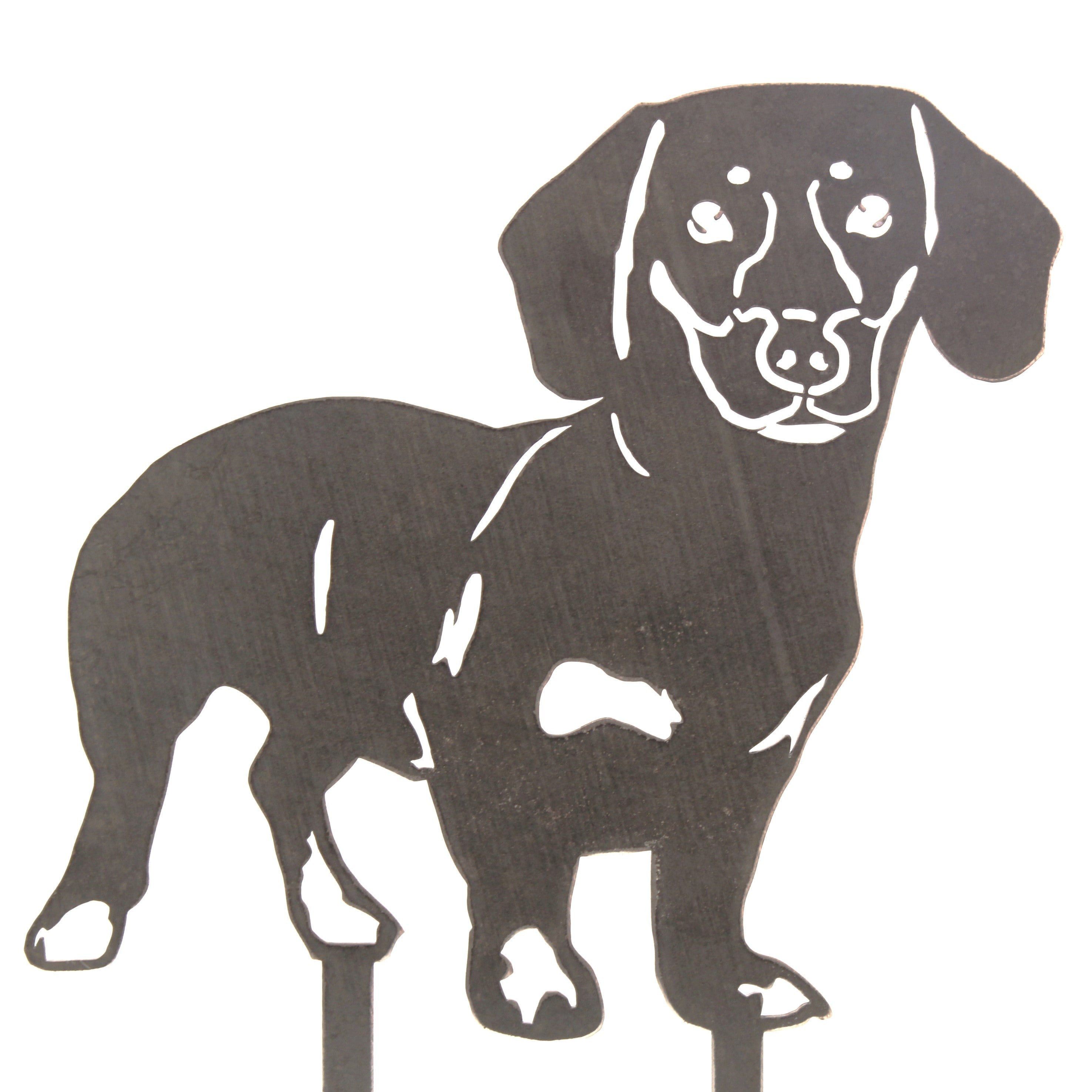 Metal Shorthaired Dachshund Silhouette