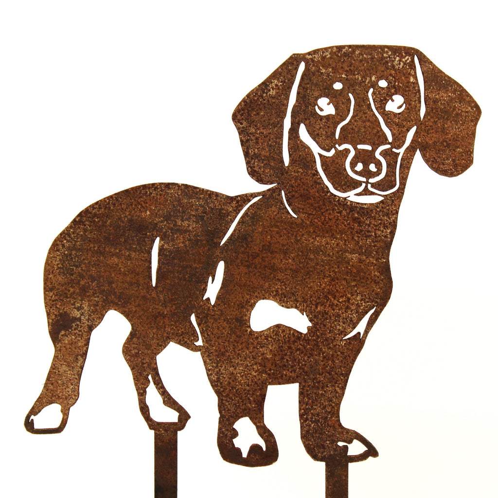 Metal Shorthaired Dachshund Silhouette