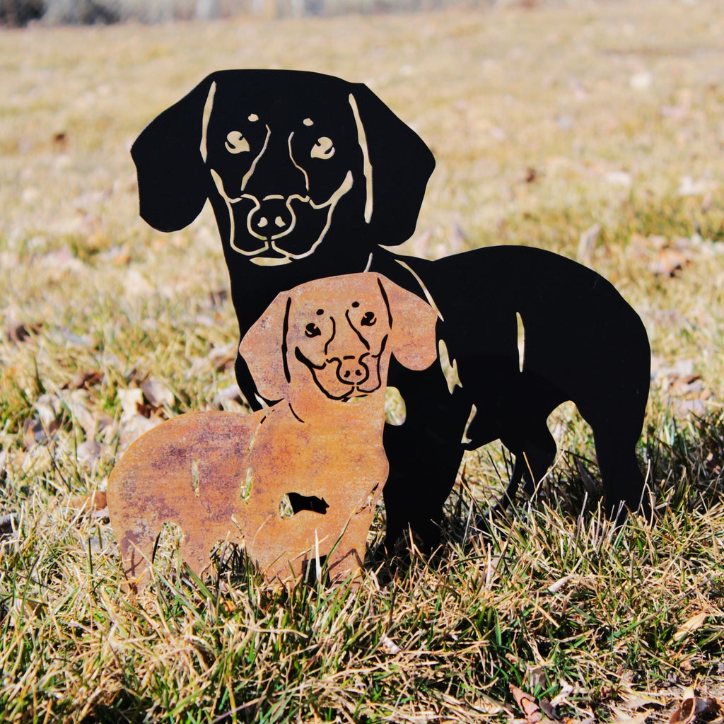 Metal Shorthaired Dachshund Silhouette