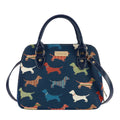 Dachshund Convertible Top Handle Handbag