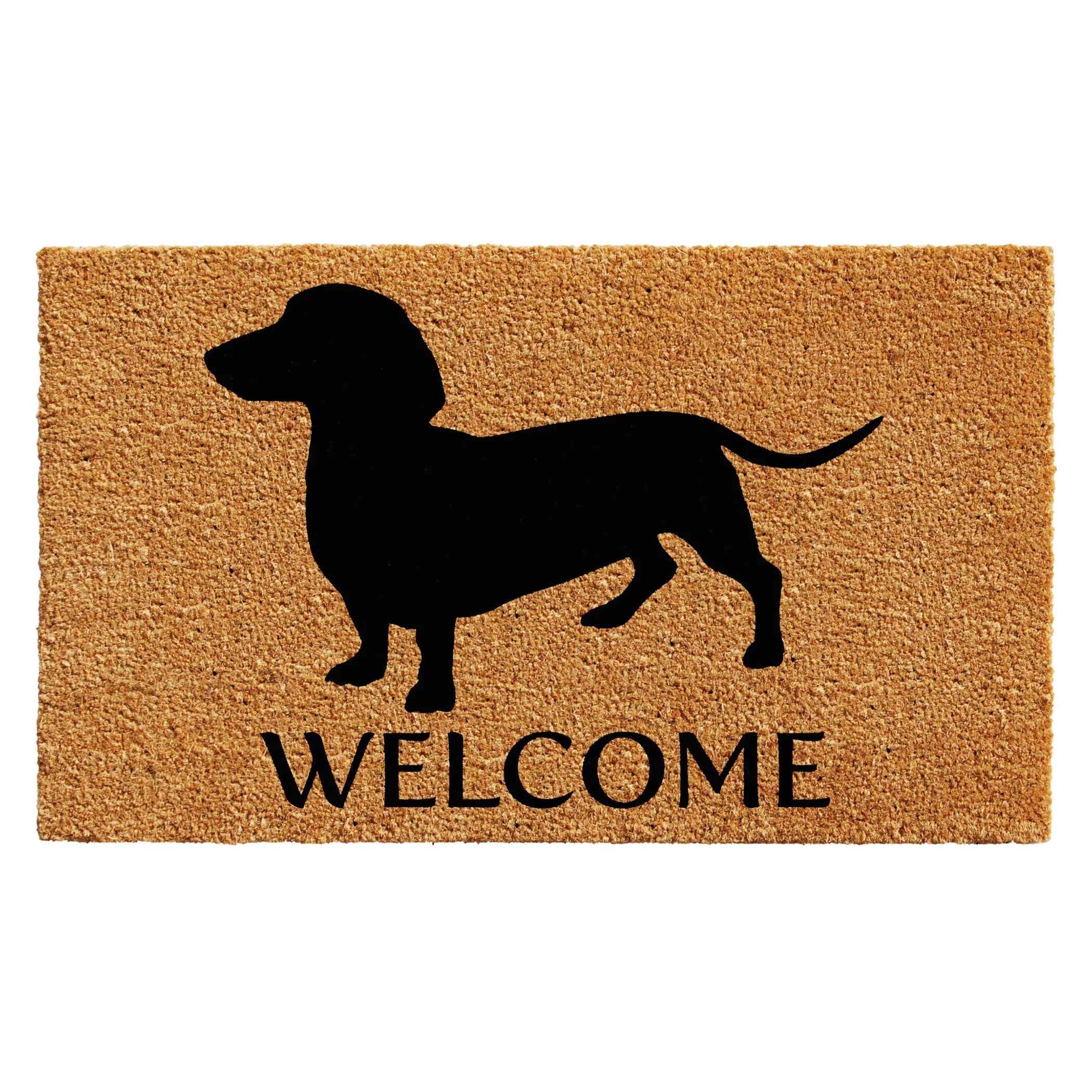 24" X 36" Dachshund Welcome Doormat