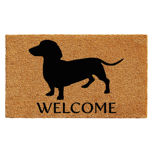 24" X 36" Dachshund Welcome Doormat