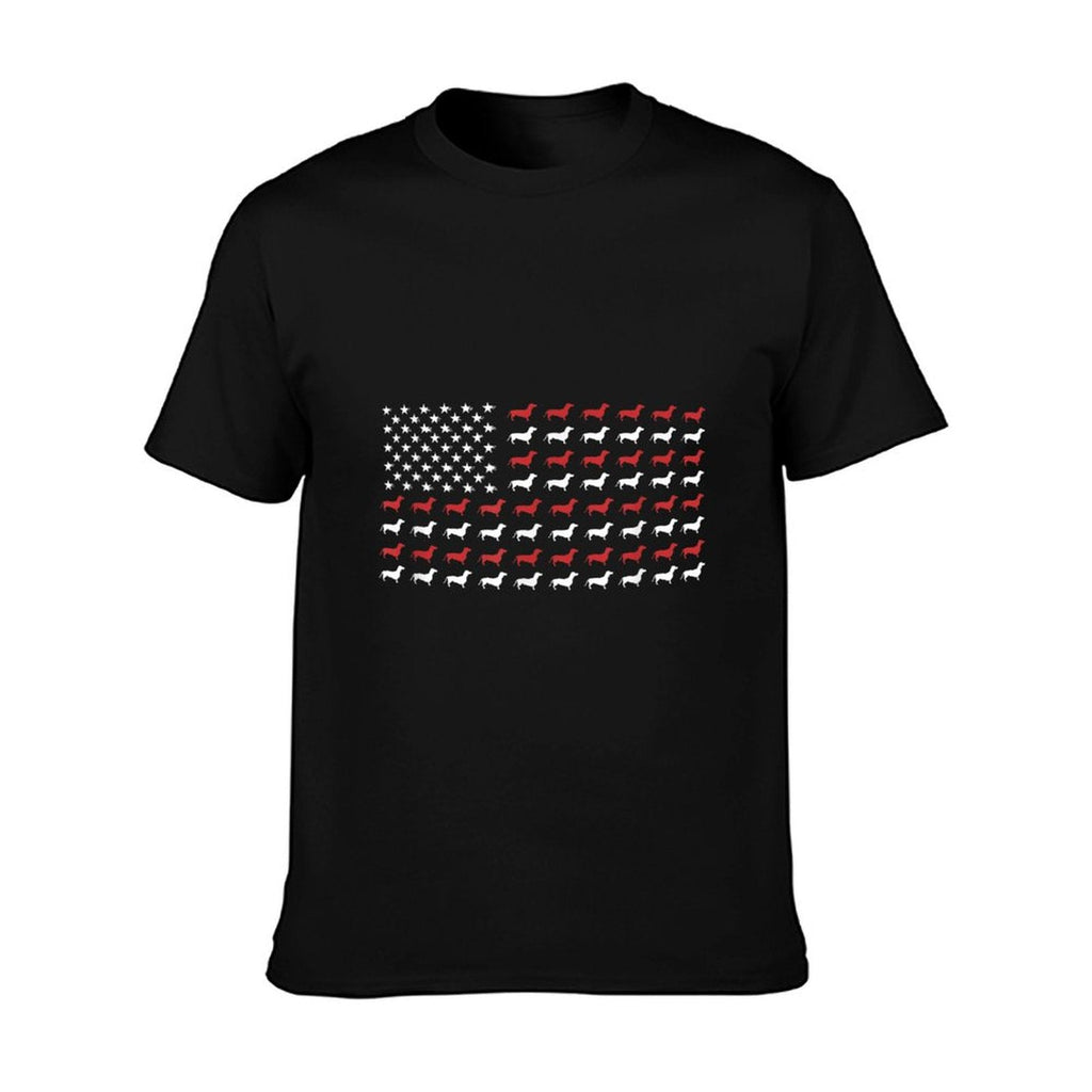 American Flag Dachshund Lover T-Shirt