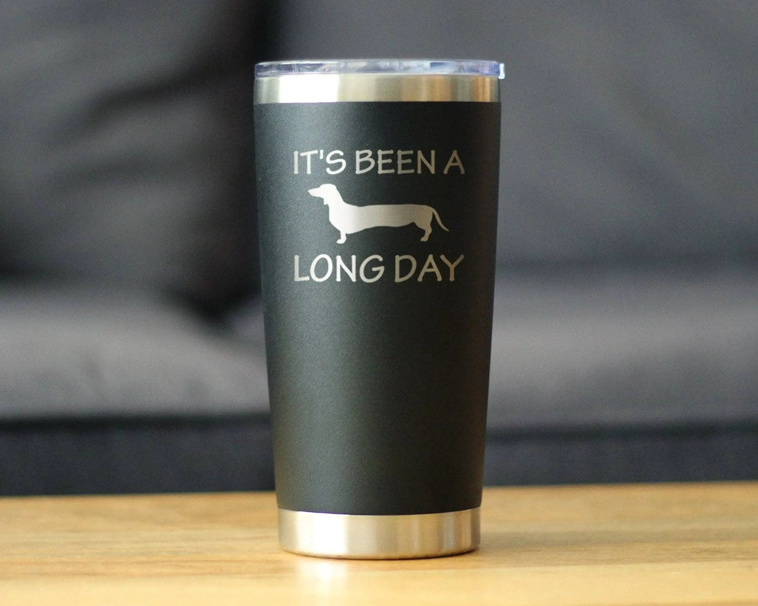 Long Day Insulated Dachshund Tumbler