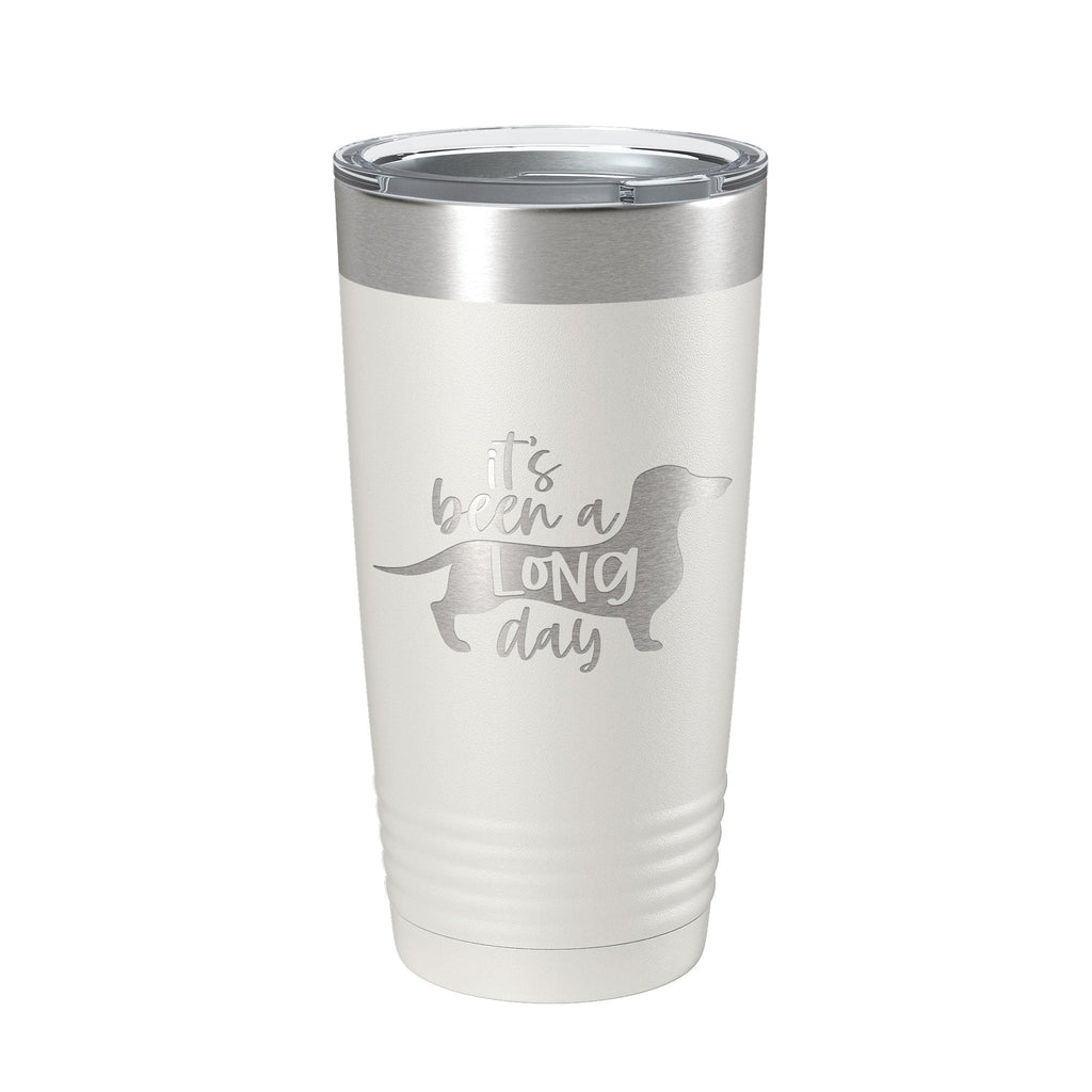 Long Day Laser Etched Dachshund Tumbler