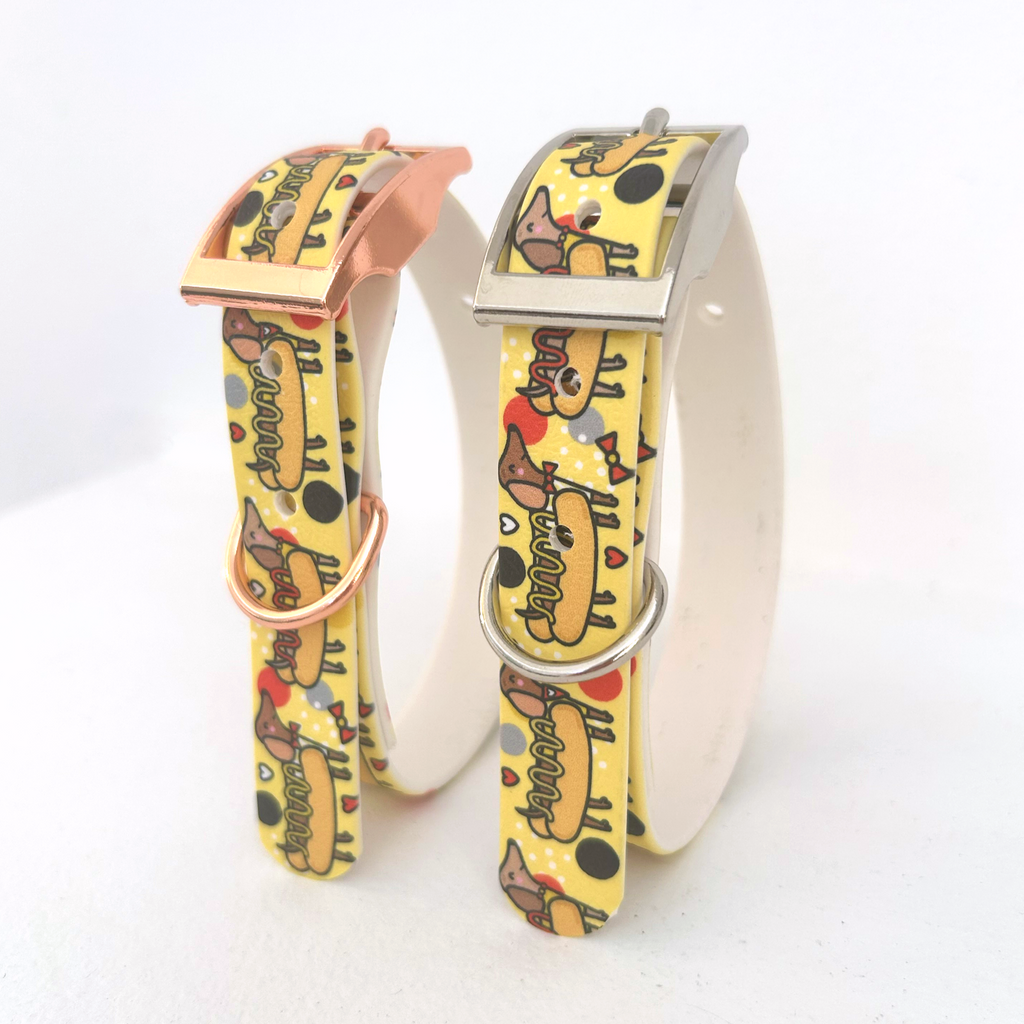 Hot Dog Dachshund Dog Collar