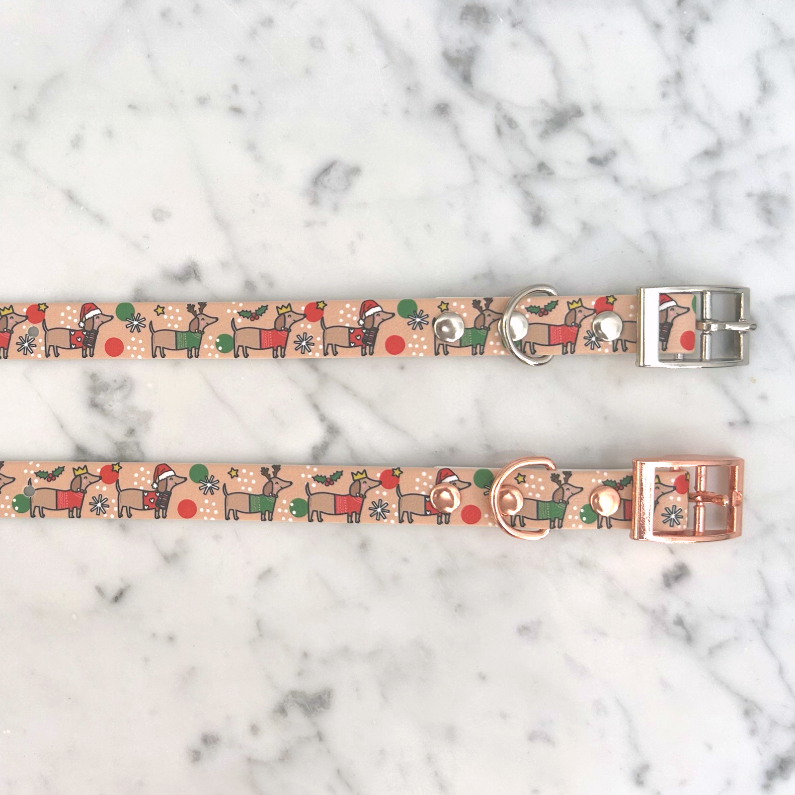 Christmas Dachshund Dog Collar