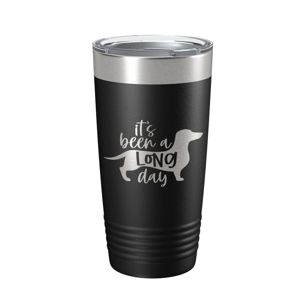 Long Day Laser Etched Dachshund Tumbler