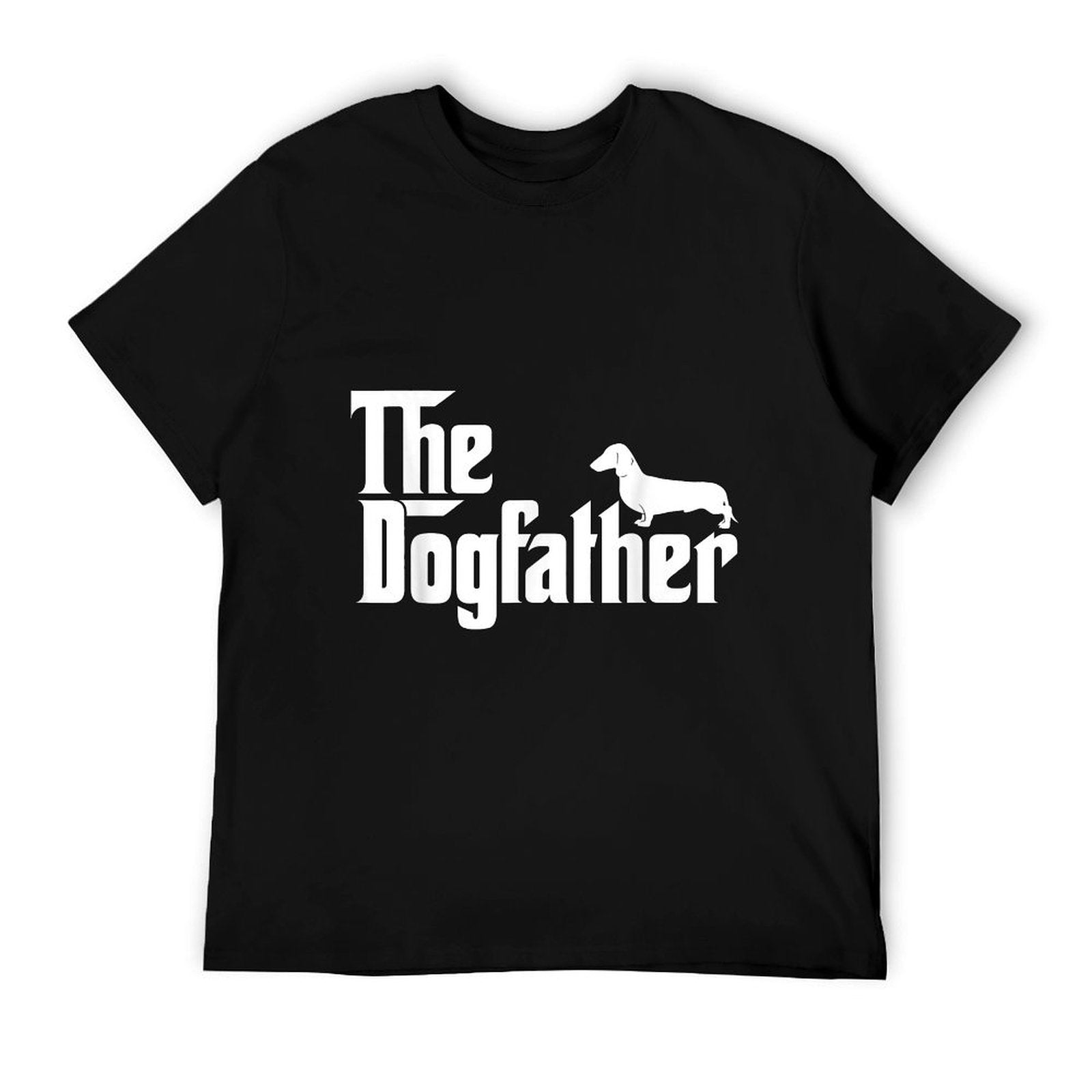The Dogfather Dachshund Dad T-Shirt