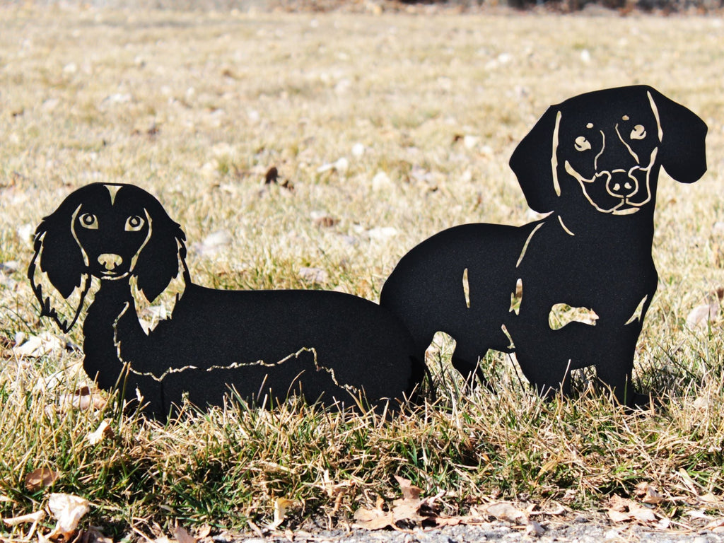 Metal Shorthaired Dachshund Silhouette