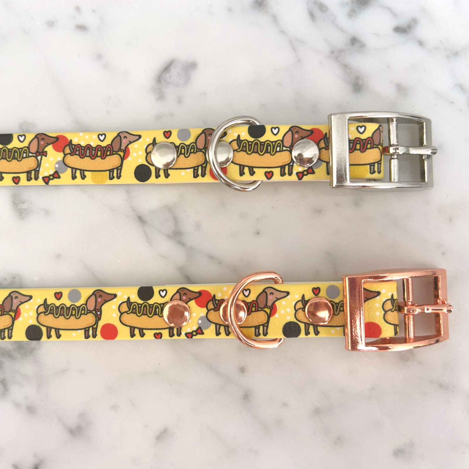 Hot Dog Dachshund Dog Collar