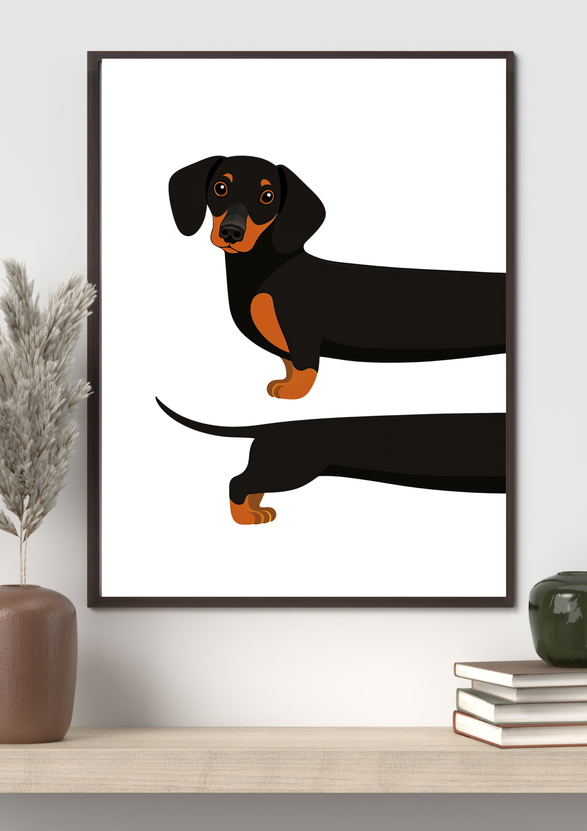 Stretchy Sausage Dog Print