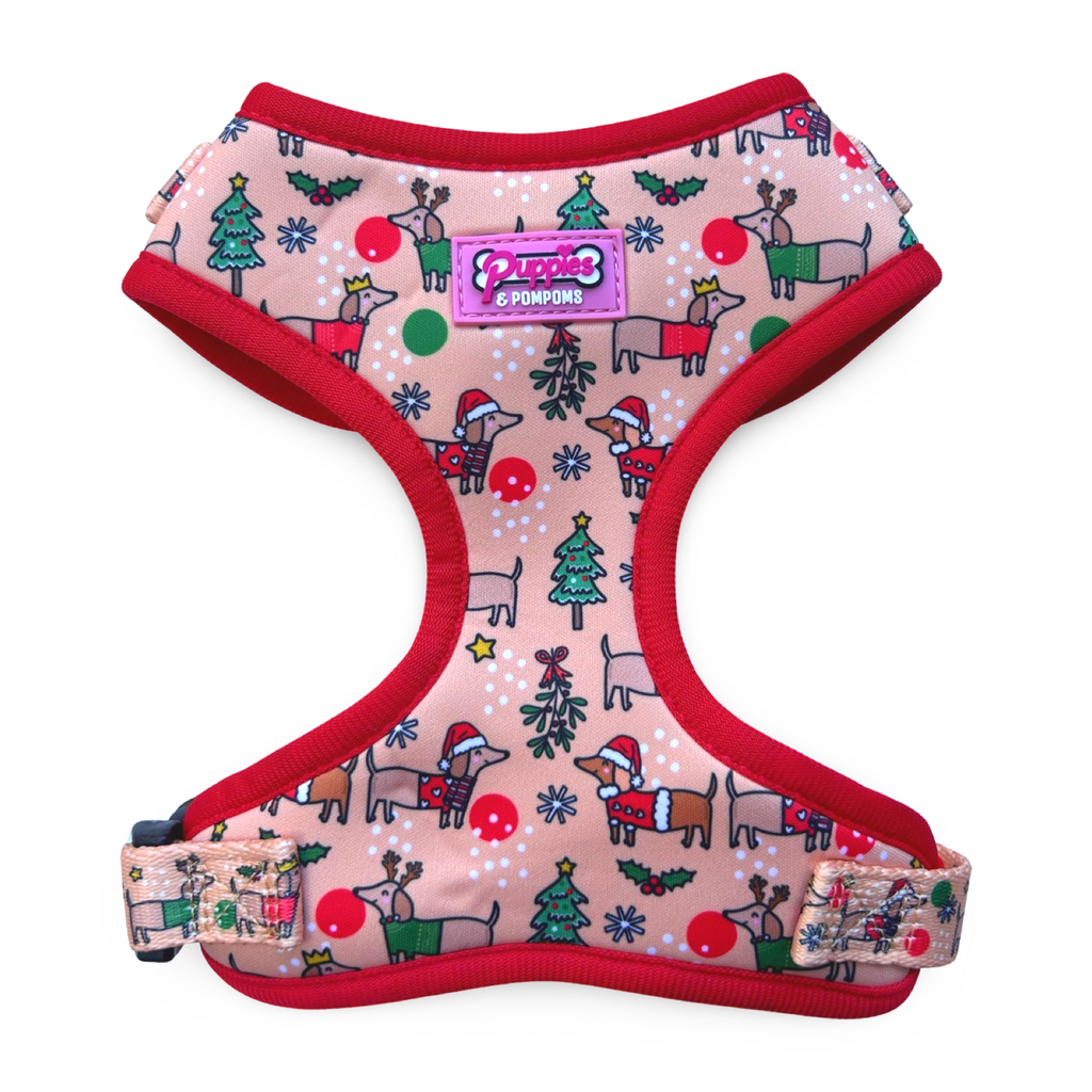 Christmas Dachshund Dog Harness