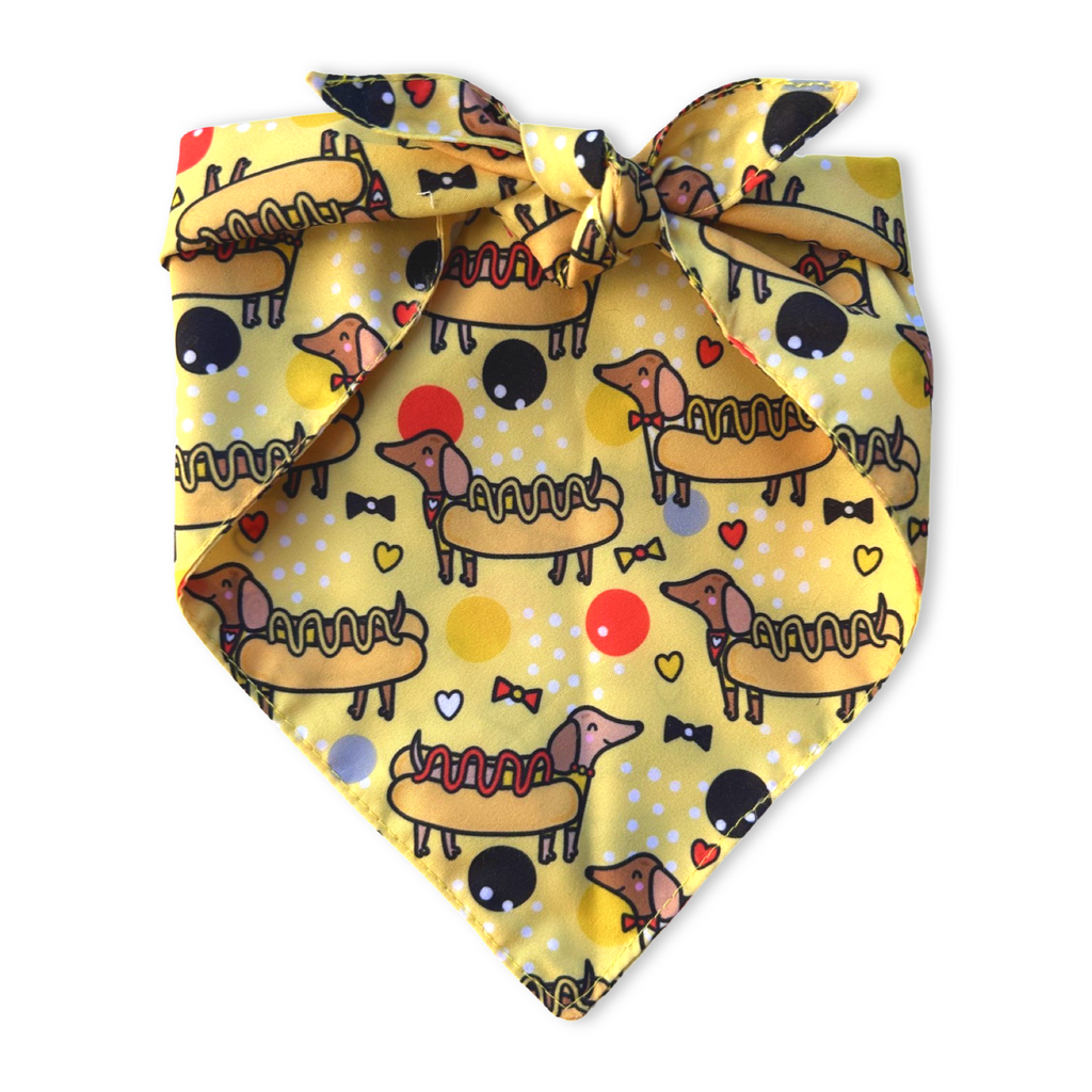 Hot Dog Dachshund Bandana
