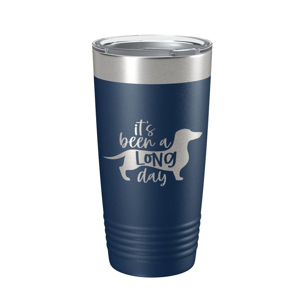 Long Day Laser Etched Dachshund Tumbler