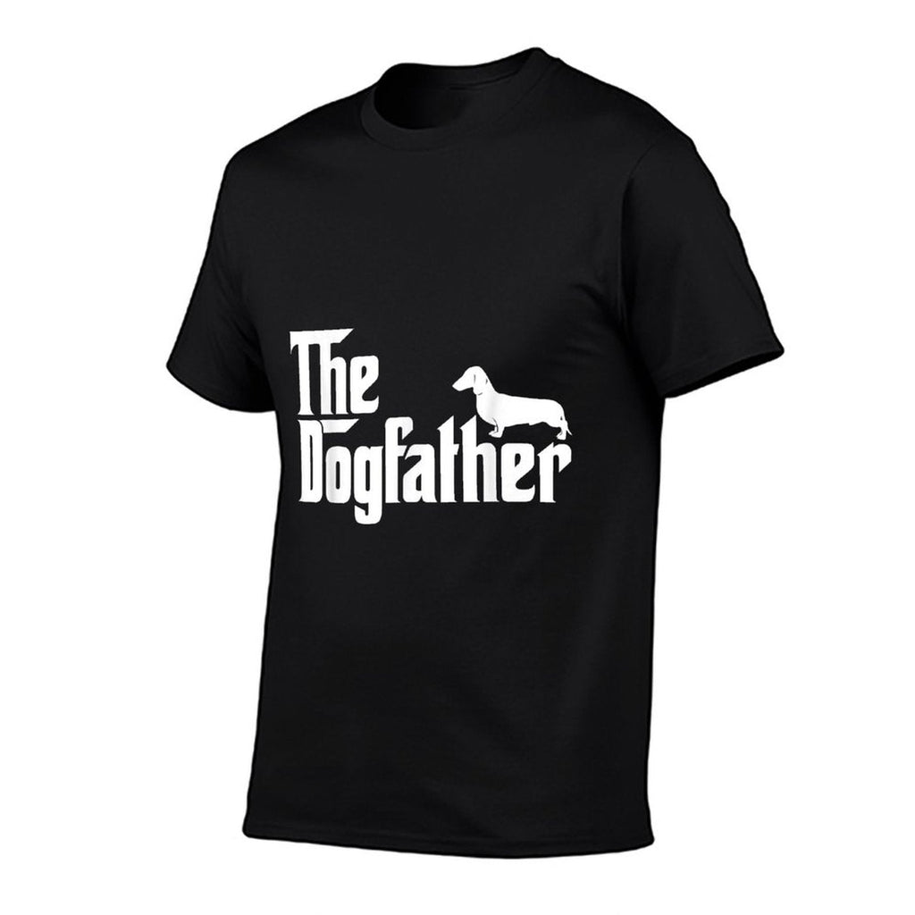 The Dogfather Dachshund Dad T-Shirt
