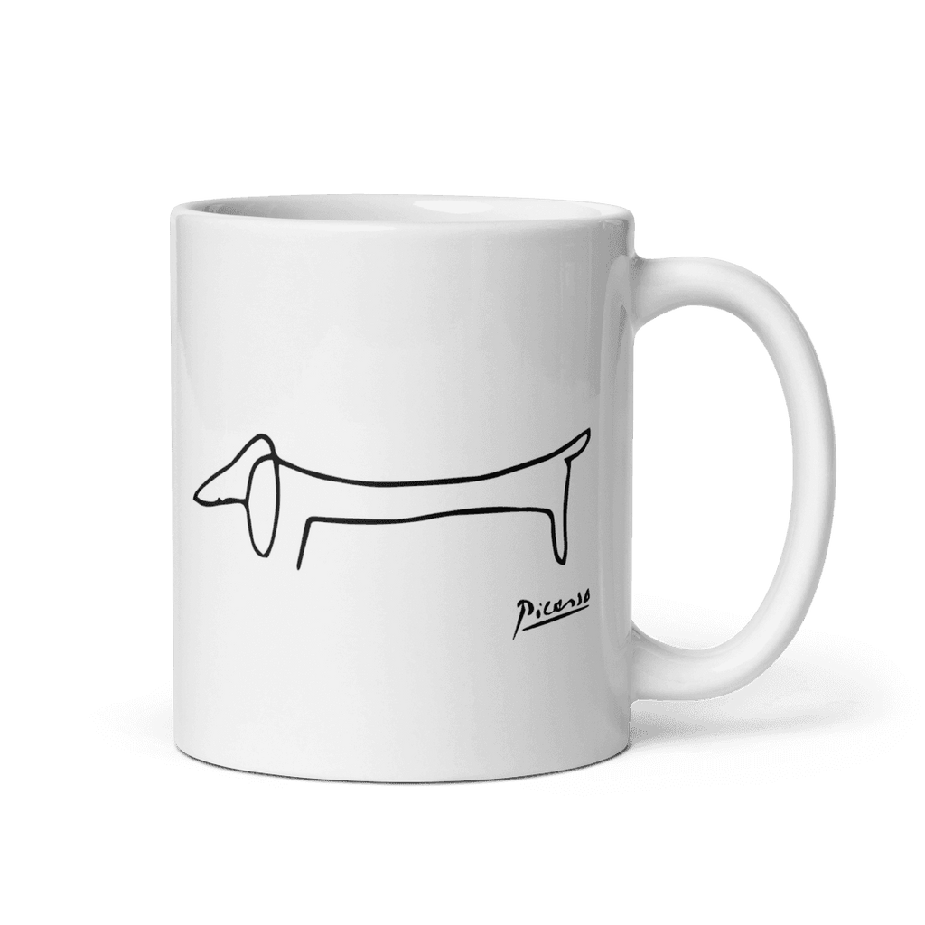 Pablo Picasso Dachshund Artwork Mug